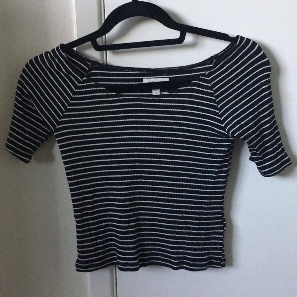 Urban outfitters stripe crop top